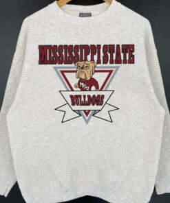 University Of Msu Bulldogs 90s Vintage Style Sweatshirt T-shirt