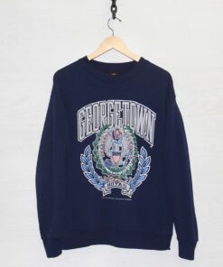 Georgetown Hoyas Spell-Out T-Shirt, 1990s Vintage NCAA Shirt - Unisex Sport Sweatshirt Hoodie Gift