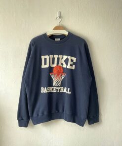 Vintage 90s Duke Blue Devils Crewneck Sweatshirt, NCAA Shirts Women, Hoodie