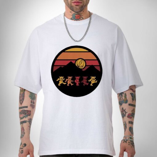 Alan forbes sunset bears retro T-shirt, Sweatshirt, Hoodie