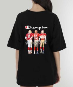 Champion SF 49ers Young Montana Rice signatures Sweatshirt, T-Shirt,Hoodie Shirt