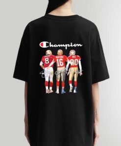 Champion SF 49ers Young Montana Rice signatures Sweatshirt, T-Shirt,Hoodie Shirt