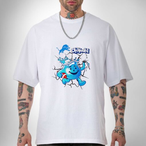 Detroit Lions Kool Aid Oh Yeah NFL T-Shirt, Sweatshirt, Hoodie