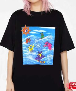 Grateful dead 1990 snowboarding bears primarily dead winter T-Shirt, Sweatshirt, Hoodie