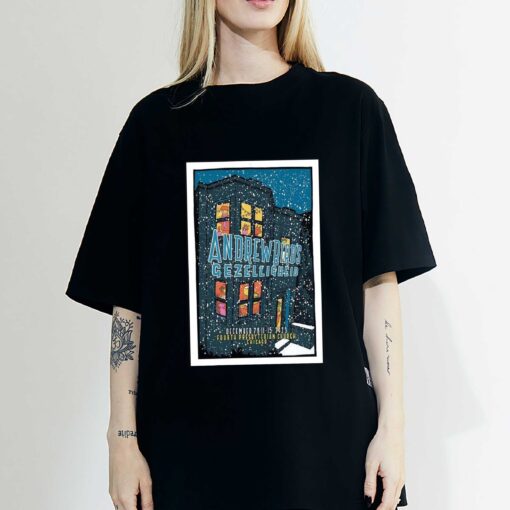 Official Andrew Bird December 7-8-11 & 15, 2023 Fourth Presbyterian Church Chicago, IL Poster Shirt, Sweatshirt, Hoodie Shirt