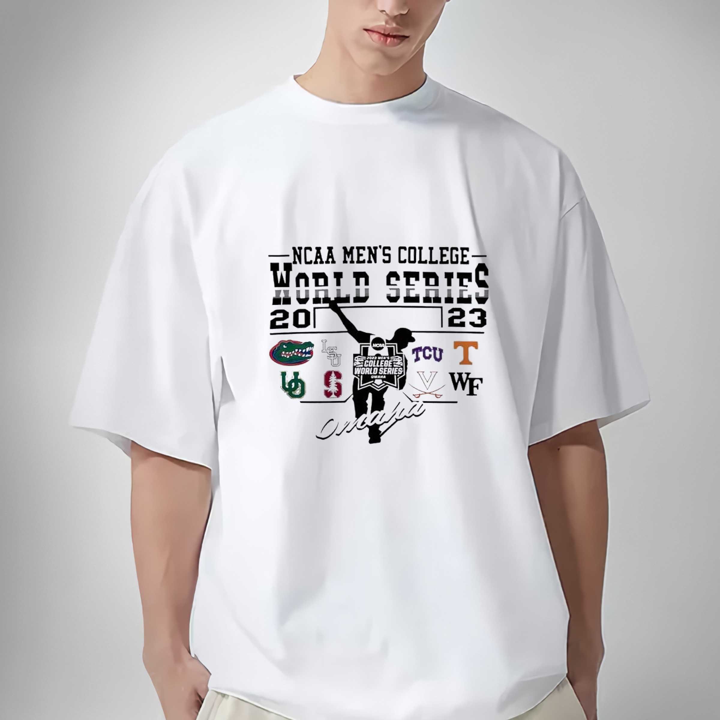 Premium Texas Christian NCAA Men College World Series Bound 8 Team Shirt Sweatshirt Hoodie
