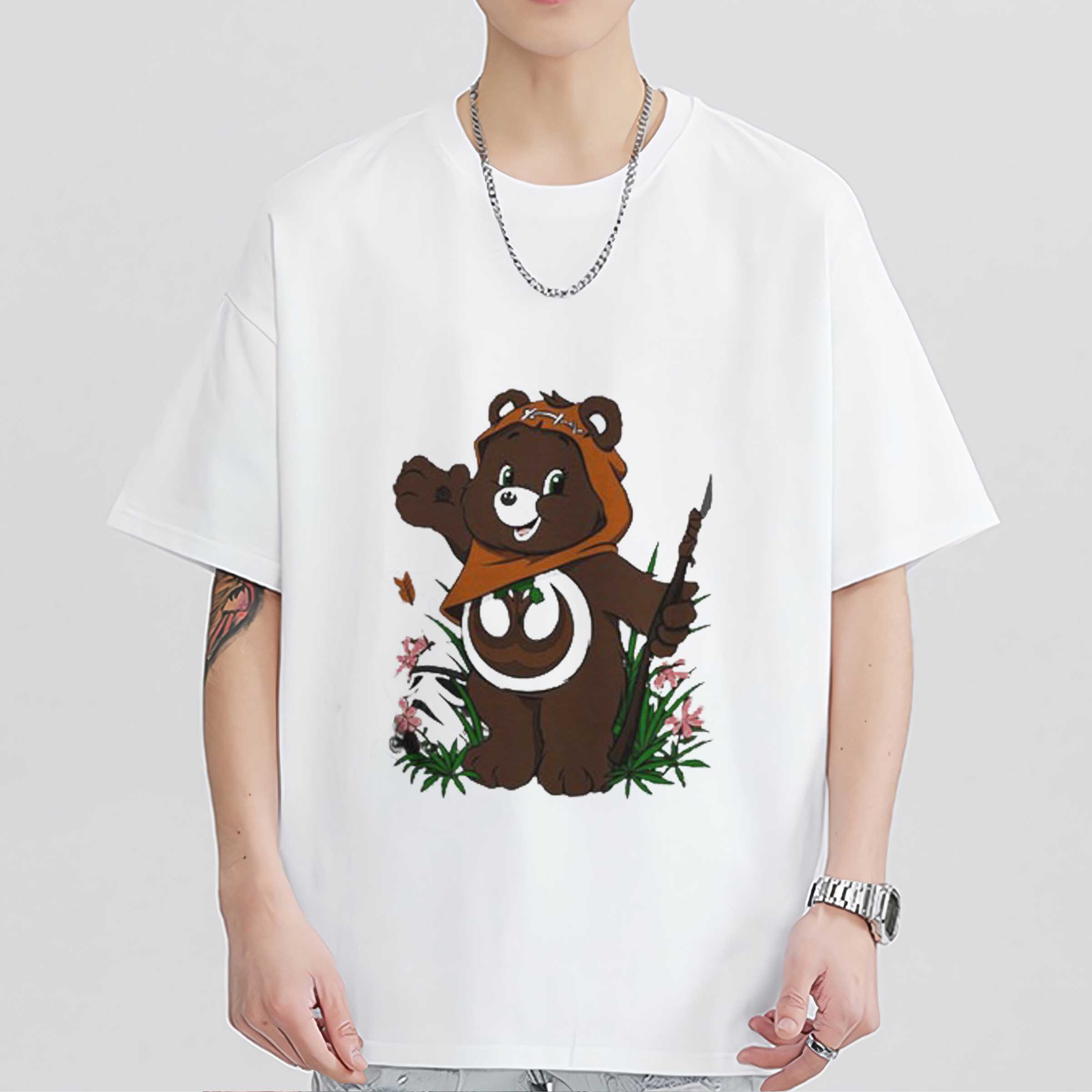Rebel Heart Bear Cartoon Unisex Shirt Sweatshirt Hoodie