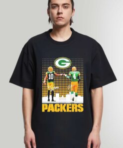 Skyline Jordan Love And Brett Favre Packers Signatures Sweatshirt, T-Shirt, Hoodie Shirt
