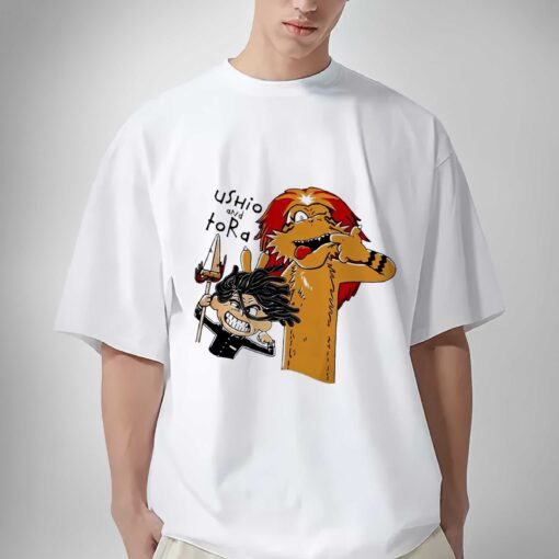 Ushio and Tora X Calvin and Hobbes Tide and Tiger Shirt Sweatshirt Hoodie