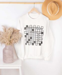 transfers as a shirt design crossword sweatshirt hoodie