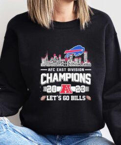 Premium Bills 2023 Shirt AFC East Champs Back To Back Sweatshirt Hoodie Gift for Fans