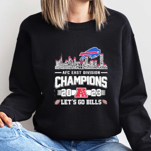 Premium Bills 2023 Shirt AFC East Champs Back To Back Sweatshirt Hoodie Gift for Fans
