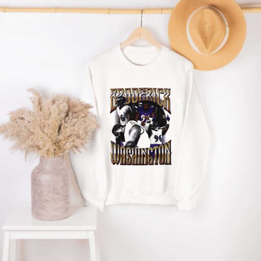 Premium Broderick Washington Baltimore Ravens football graphic shirt sweatshirt hoodie
