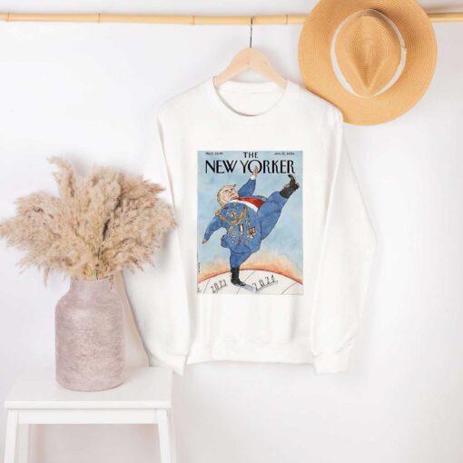 Premium Donald Trump Shirt In The New Cover Of The New Yorker Jan 15 2024 Shirt