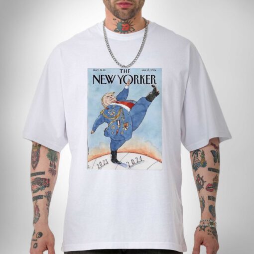 Premium Donald Trump Shirt In The New Cover Of The New Yorker Jan 15 2024 Shirt
