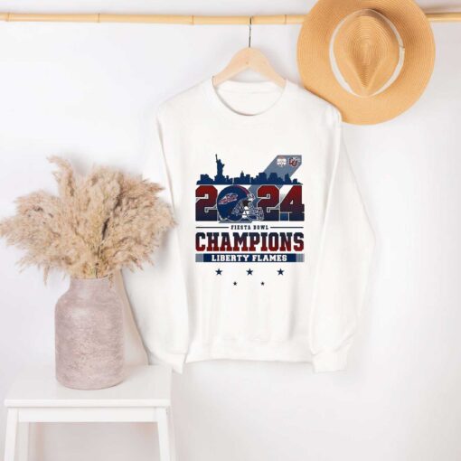 Premium Fiesta Bowl Champions Shirt Liberty Flames Football 2024 Sweatshirt Hoodie