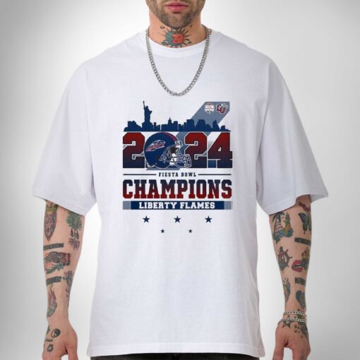 Premium Fiesta Bowl Champions Shirt Liberty Flames Football 2024 Sweatshirt Hoodie