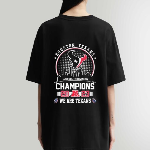 Premium Houston Texans Shirt Skyline AFC South Division Champions 2023 We Are Texans Sweatshirt, Hoodi, Gift for Fans
