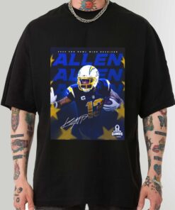 Premium Los Angeles Chargers Keenan Allen Selected For AFC 2024 Pro Bowl Signature T-shirt sweatshirt hoodie