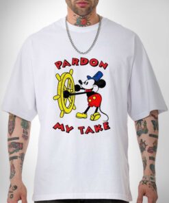 Premium Mickey Mouse Steamboat Pardon My Take Shirt Mickey Mouse Sweatshirt Hoodie Gift for Fan