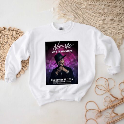 Premium Ne-Yo Winnipeg Shirt , RBC Convention Centre Feb 17, 2024 Poster Sweatshirt Hoodie