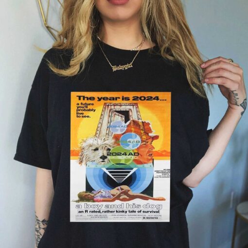 Premium Robert Tanenbaum Shirt Here Robert Tanenbaum 1975 Sweatshirt, Poster Art For The Film A Boy and His Dog Hoodie Gifts