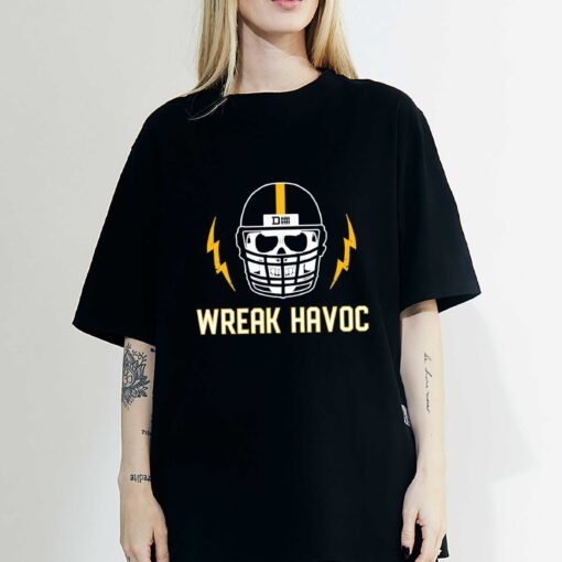 Premium Skull Helmet Wreak Havoc Defense Shirt Hoodie Sweatshirt NFL gift for fans