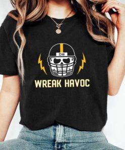 Premium Skull Helmet Wreak Havoc Defense Shirt Hoodie Sweatshirt NFL gift for fans