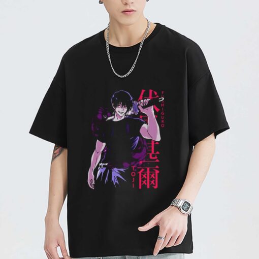 Premium Sorcerers Hunter Toji Jujutsu Kaisen Fushiguro Anime Unisex Shirt Sweatshirt Hoodie