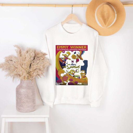 Premium The Simpsons Emmy Winner Outstanding Animated Program Fan Gifts Classic Unisex Shirt, Sweatshirt, Hoodie