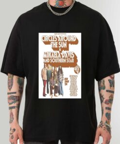 Premium USA Tour 2024 Poster Shirt, Circles Around The Sun x Mikaela Davis And Southern Star Sweatshirt Hoodie Gifts