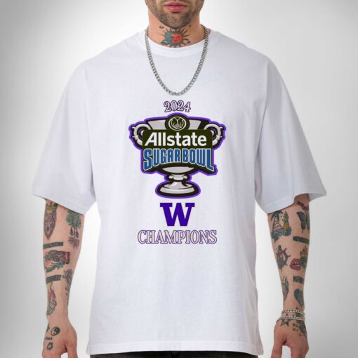 Premium Washington Huskies Shirt 2024 Allstate Sugar Bowl Champions Sweatshirt Hoodie