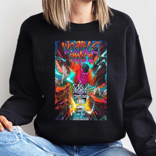 Premium Wobble Rocks III May 18th Shirt , 2024 Red Rocks Amphitheatre Event Poster Unisex Shirt Sweatshirt Hoodie