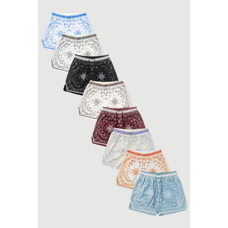 132 Infamous Bandana Pattern Shorts for Trendsetters