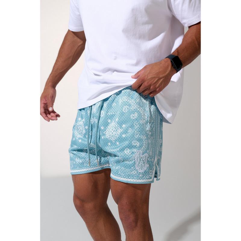 132 Infamous Bandana Pattern Shorts for Trendsetters