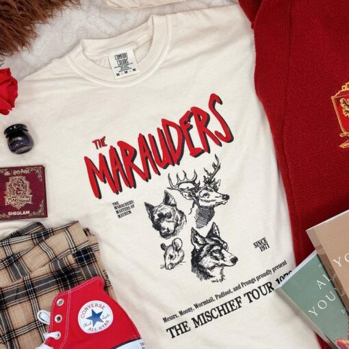 1978 Mischief Tour Tee - Marauder's Tribute Garment Dyed Shirt