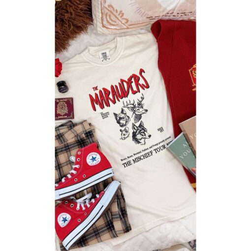 1978 Mischief Tour Tee - Marauder's Tribute Garment Dyed Shirt