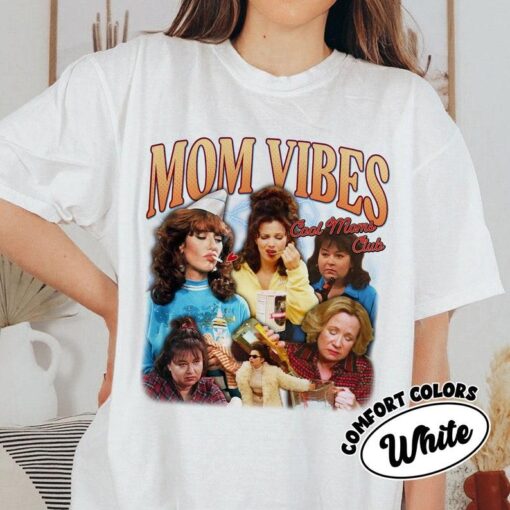 90’s Mom Vibes Shirt | Funny Mom Life Tee | Cool Moms Club T-Shirt for Mother's Day Gifts