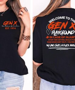 Badass Generation X Playground Custom Year T-Shirt - Embrace Resilience and Nostalgia