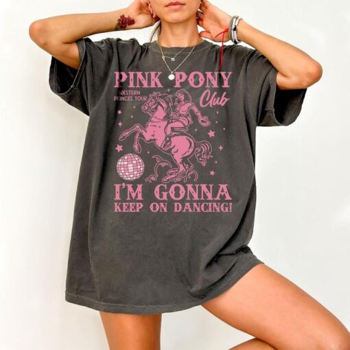 Chappell Roan Pink Pony Club Shirt - "I'M GONNA KEEP ON DANCING!" Cotton Top