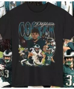 Cooper DeJean Philadelphia Eagles Graphic Tee - Vintage Style Football Shirt for Game Day