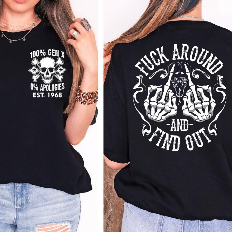 Custom Gen X FAFO Shirt - Vintage Inspired Attitude for Generation X