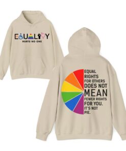 Equal Rights For All T-Shirt - Colorful Equality Statement with Inspirational Quote