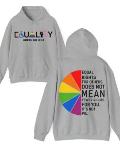 Equal Rights For All T-Shirt - Colorful Equality Statement with Inspirational Quote