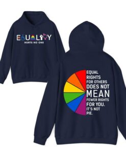 Equal Rights For All T-Shirt - Colorful Equality Statement with Inspirational Quote
