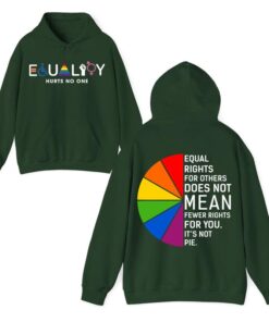 Equal Rights For All T-Shirt - Colorful Equality Statement with Inspirational Quote