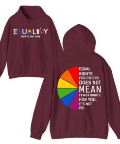 Equal Rights For All T-Shirt - Colorful Equality Statement with Inspirational Quote