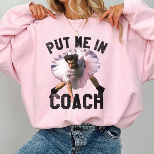 Funny "Put Me in, Coach" Jim Carrey T-Shirt – Comedic Sports Tee