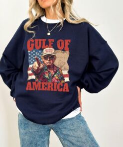 Funny Trump Gulf of America Shirt - A Unique Take on Political Humor