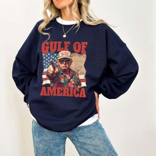 Funny Trump Gulf of America Shirt - A Unique Take on Political Humor